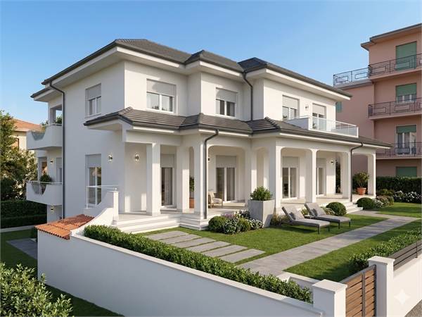 Appartamenti nuovi in villa ristrutturata in vendita a Falconara Marittima AN